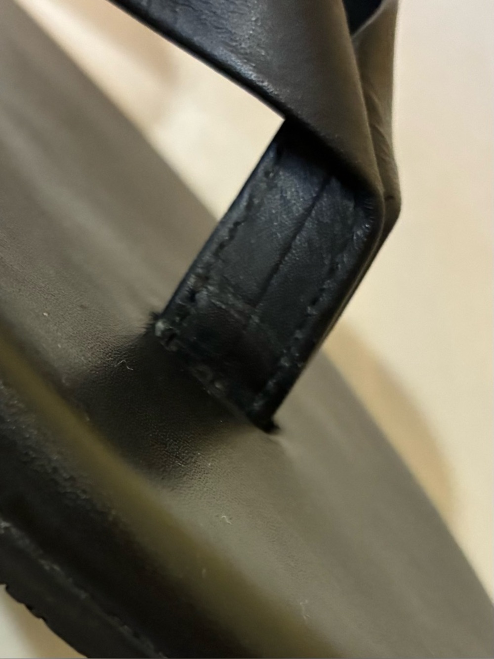 Tkees Boyfriend Flip Flop Black SZ. 9 - Picture 8 of 13